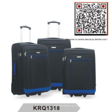 Poliéster 2wheels Soft Inside Trolley Luggage (KRQ1318)